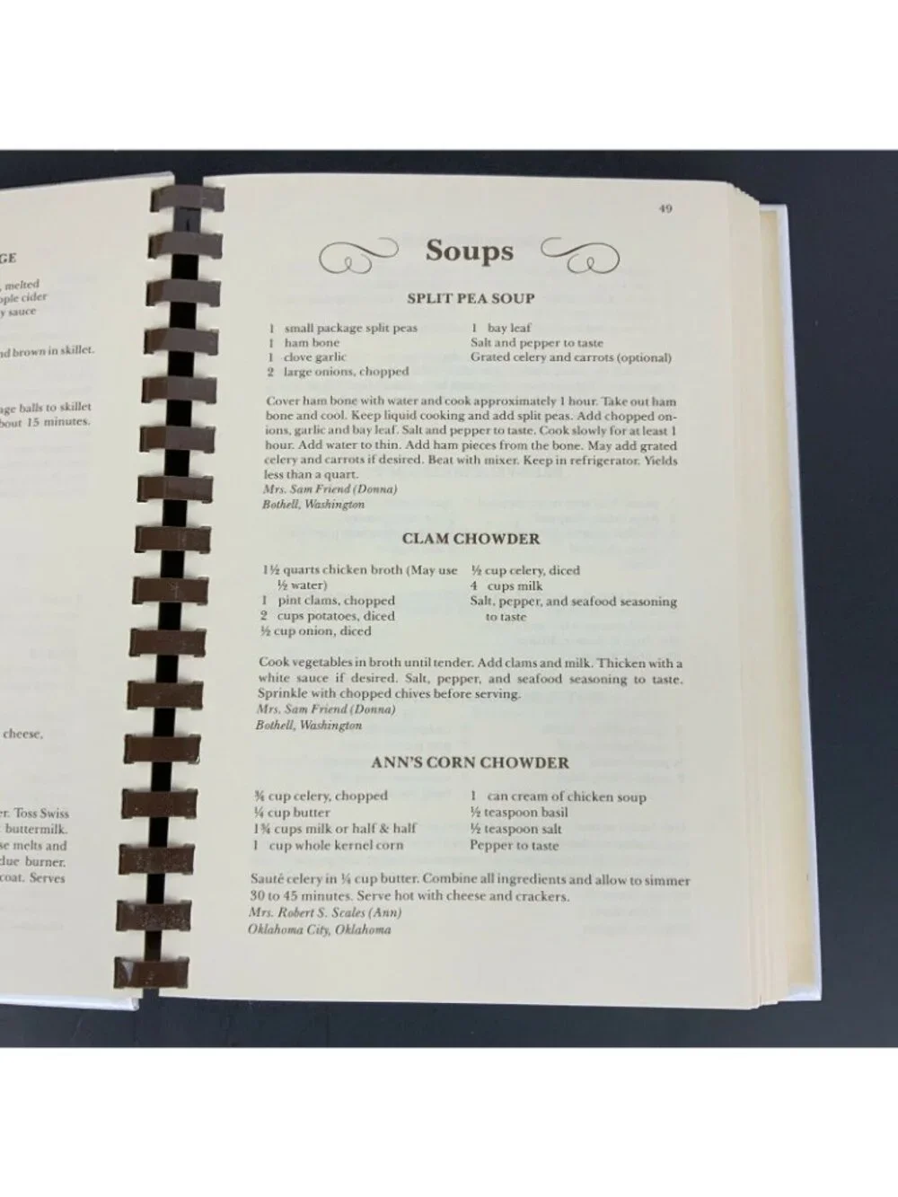 Vintage The Pastors Wives Cookbook 1978 By Sybil DuBose Spiral Bound Wimmer